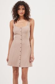 Serafina Ribbed Knit Button Down Dress ASTR The Label at ASTR the Label