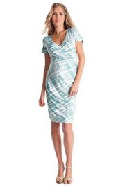 Seraphine Abella Ruched Faux Wrap Maternity Nursing Dress at Amazon