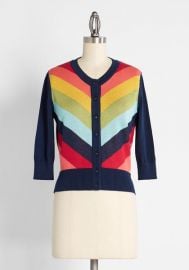 Serenity in Rainbow Cardigan at ModCloth