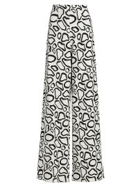 Sergio Hudson Gifaffe Print Pants at Saks Fifth Avenue