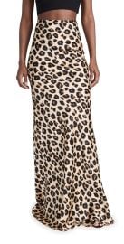 Sergio Hudson Maxi Slip Skirt Cheetah 2 at Shopbop