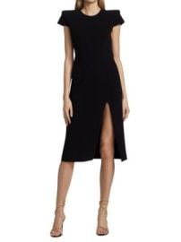 Sergio Hudson Short-Sleeve Midi-Dress on SALE at Saks Off 5th