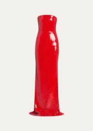 Sergio Hudson Strapless Sequin at Bergdorf Goodman
