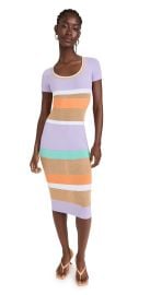 Sergio Hudson Stripe Knit Dress at Shopbop