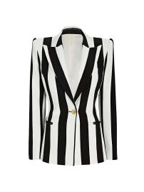 Sergio Hudson Striped stretch crepe blazer at Saks Fifth Avenue