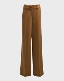 Sergio Hudson Wide Leg Wool Trousers at Neiman Marcus