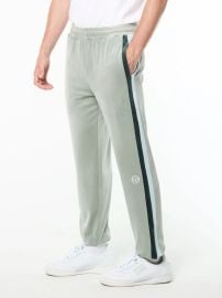 Sergio Tacchini Banda Velour Track Pant in Slate Grey at Nordstrom