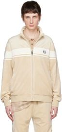 Sergio Tacchini Beige Damarindo Track Jacket SSENSE at Ssense