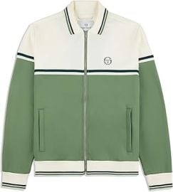 Sergio Tacchini Menx27s Olmi Track Jacket- Hedge Green - 4X-Large at Mens Clothing store at Amazon