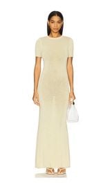 Seroya Airess Maxi Dress In Pastel Yellow at Revolve