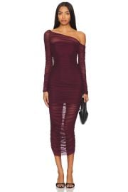 Seroya Chantae Dress In Merlot at Revolve