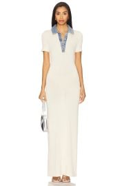 Seroya Reye Maxi Dress In Eggshell Coastline at Revolve