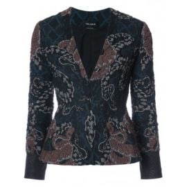 Serpent Jacquard Jacket by Yigal Azrouel at Farfetch