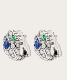 Serpenti Earrings by Bvlgari at Bvlgari