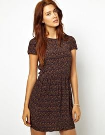 Sessun Wax Ko Ko Dress in Woven Africa Print at Asos