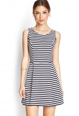 Set Sail Fit and Flare Dress at Forever 21