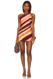 Seven Wonders Odyssey Mini Dress In Peach Stripe at Revolve