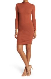 Sexy Fitted Long Sleeve Midi Dress by Velvet Torch at Nordstrom Rack