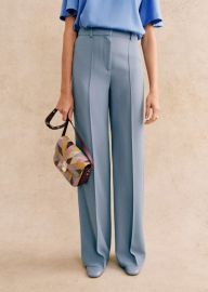 Sezane Greg Trousers in Ice Blue at Sezane