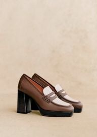 Sezane Jessie Loafers in Multi Taupe at Sezane