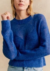 Sezane Keith Jumper in Blue at Sezane