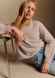 Sezane Louisa Jumper in Light Beige at Sezane
