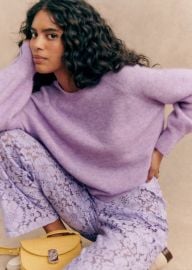 Sezane Louise Jumper in Wisteria at Sezane