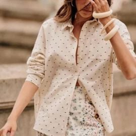 Sezane Plumetis Tomboy Shirt at Sezane