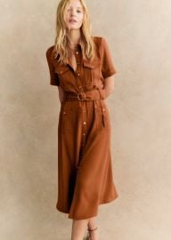 Sezane Raquel Dress in Caramel at Sezane