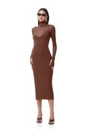Shailene Dress - Cappuccino at AFRM