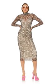 Shailene Mesh Dress - Spring Leopard AFRM at AFRM