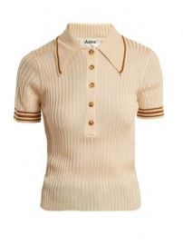 Shanita ribbed-knit polo-shirt at Matches