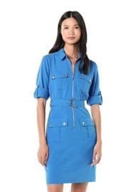 Sharagano Cargo Pocket Belted Shirt Dress at Kohls