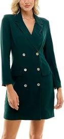 Sharagano Women's Versatile Stretch Sharkskin Blazer Dress at Amazon