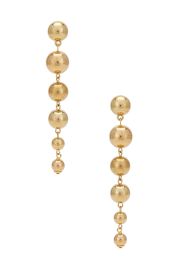 Shashi Fort Knox Drop Earrings In Gold at Revolve