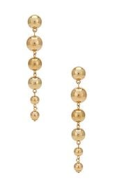 Shashi Fort Knox Drop Earrings In Gold at Revolve