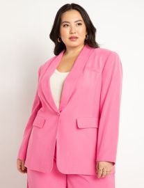 Shawl Collar Blazer Women39s Plus Size Coats Jackets ELOQUII at Eloquii