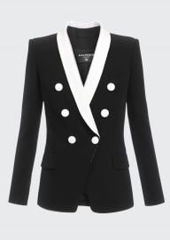 Shawl-Collar Double-Breasted Jacket by Balmain at Bergdorf Goodman