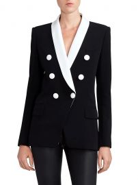 Shawl-Collar Double-Breasted Jacket by Balmain at Saks Fifth Avenue