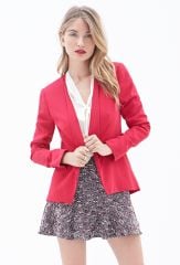 Shawl collar blazer at Forever 21