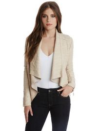 Shayna Draped Leather Jacket at Marciano