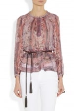 Shayne paisley blouse at Net a Porter at Net A Porter