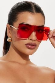 She39s Far Out Sunglasses - Red Fashion Nova Sunglasses Fashion Nova at Fashion Nova