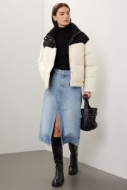 Shearling Puffer Coat by Maje Rent the Runway at Rent the Runway
