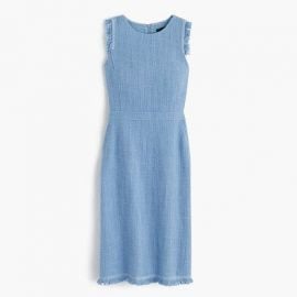  Sheath Dress in Textured Tweed at J. Crew