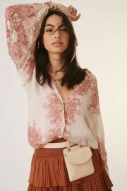 Sheer Femme Blouse at Anthropologie