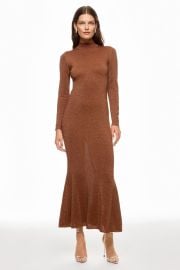 Sheer Metallic Dress by Ronny Kobo Collective Rent the Runway at Rent the Runway