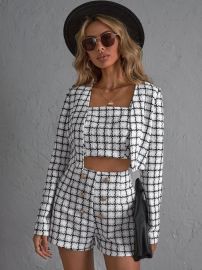 Shein Open Front Jacket at Shein