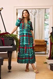 Sheridan French I Holiday 2025 I Margot Dress in Holly Tartan at Sheridan French