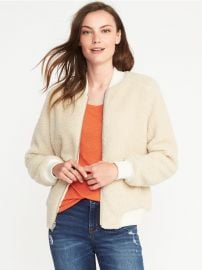 Sherpa Bomber Jacket by Old Navy at Old Navy